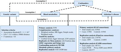 Association of genetically predicted 486 blood metabolites on the risk of Alzheimer’s disease: a Mendelian randomization study